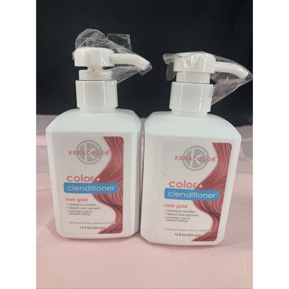 KERACOLOR color+clenditioner (ROSE GOLD) 12 oz.- SET OF TWO